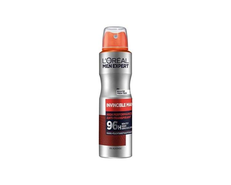 L'Oréal Men Expert Invincible Man Antiperspirant Deodorant Spray 150ml