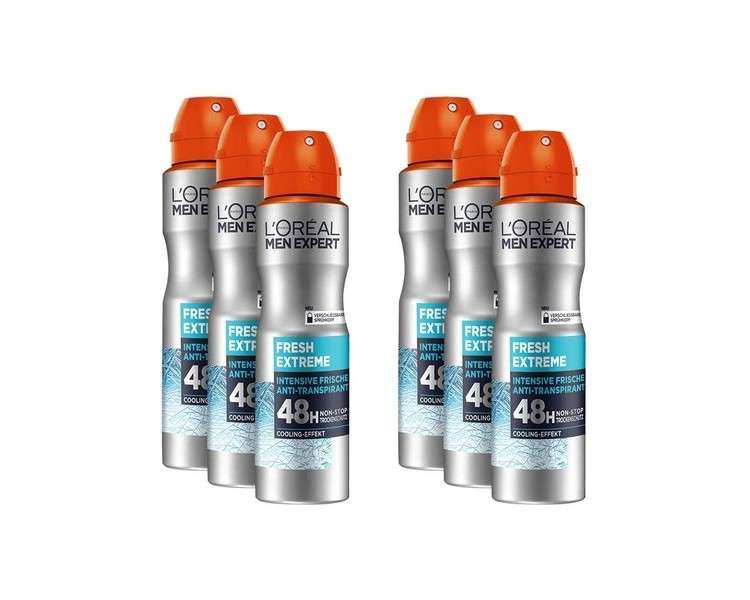 L'Oréal Men Expert Fresh Extreme Deodorant Spray 48H Non-Stop Dry Protection 150ml