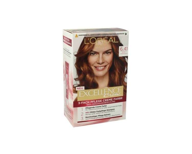 L'Oreal Excellence Creme 6.41 Light Caramel Brown