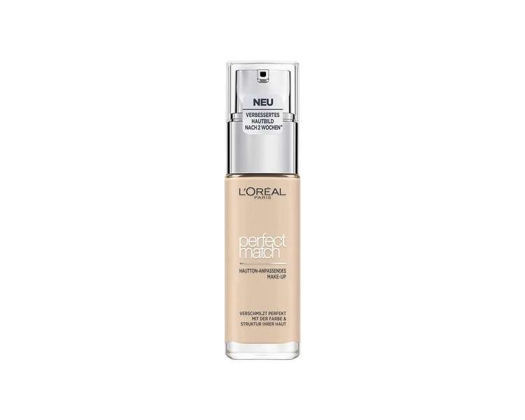 L'Oréal Paris Perfect Match Makeup No. 0.5.N Porcelain Liquid Foundation with Hyaluronic and Aloe Vera 30ml