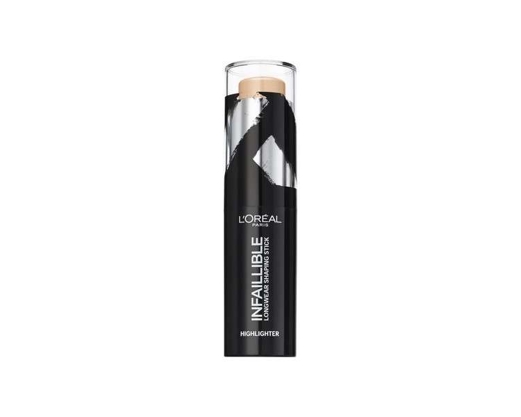 L'Oréal Paris Infallible Longwear Shaping Highlighter Stick No.502 Gold is Cold