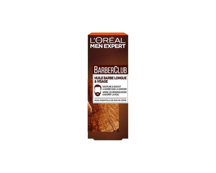 Loreal Paris Barber club long beard & skin oil 30ml