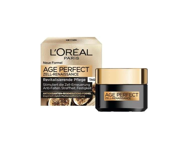 L'Oréal Paris Age Perfect Cell Renaissance Anti-Ageing Face Cream SPF 15 with Black Truffle and Black Tea 50ml
