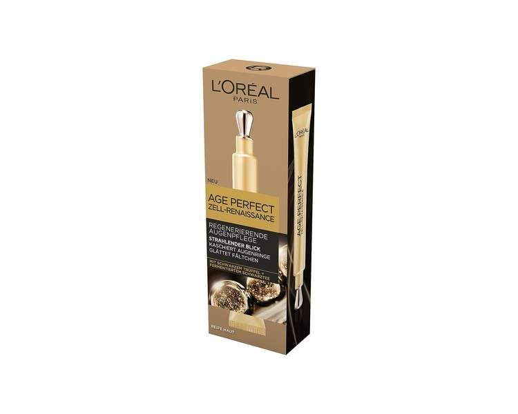 L'Oréal Paris Eye Care Anti-Ageing Eye Cream with Antioxidant Formula and Vitamin E Age Perfect Cell Renaissance 15ml