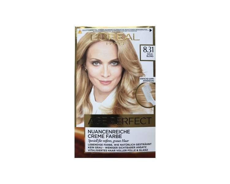 L'Oreal Age Perfect Hair Color No. 8.31 Golden Blonde