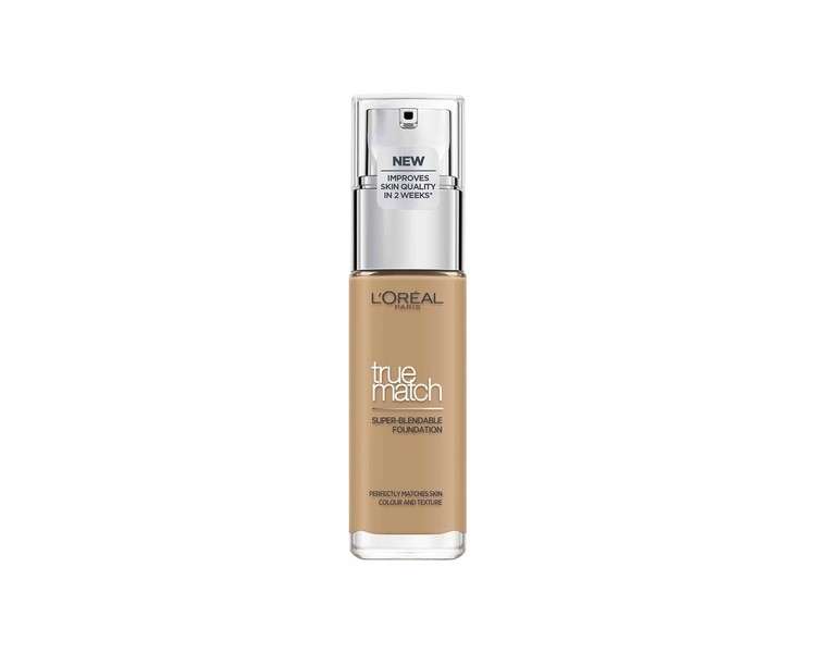 L'Oréal Paris Liquid Foundation with Hyaluronic and Aloe Vera Perfect Match Make-Up 6.N Honey 30ml