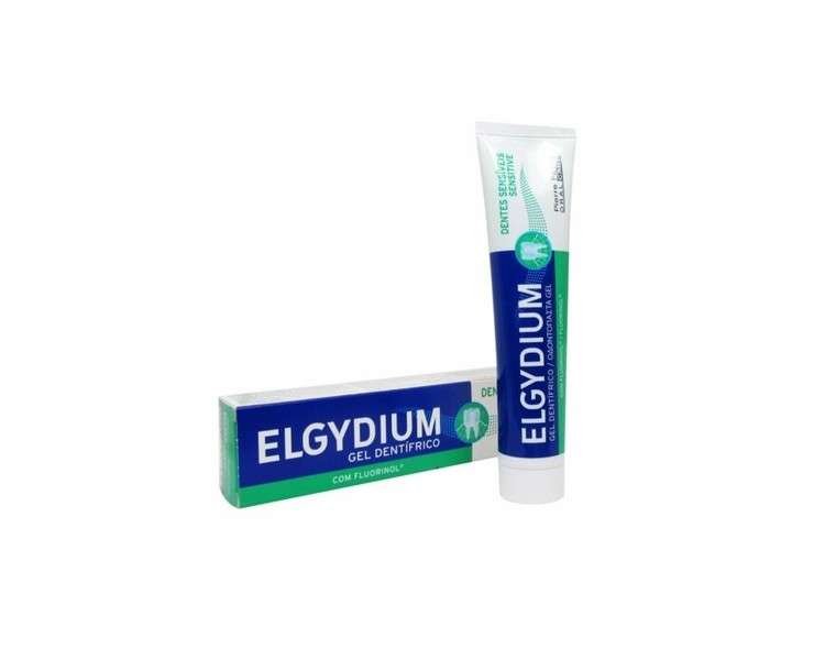 Elgydium Sensitive Toothpaste Gel 75ml - Pack of 4