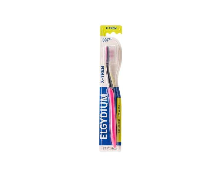 Elgydium X-TREM Teenage Soft Toothbrush Green