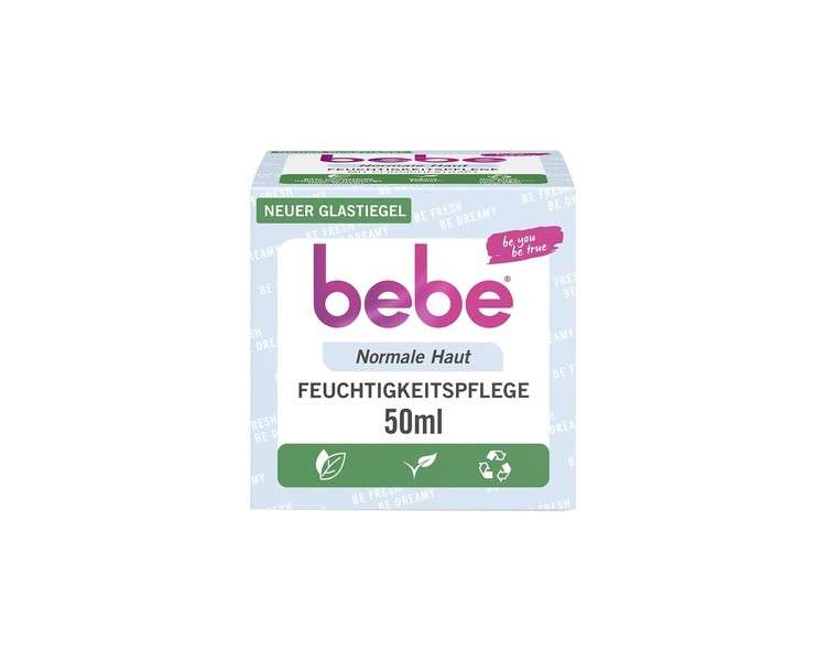 bebe Moisturizing Cream 50ml Face Cream for Normal Skin with Peach Extract and Vitamin E