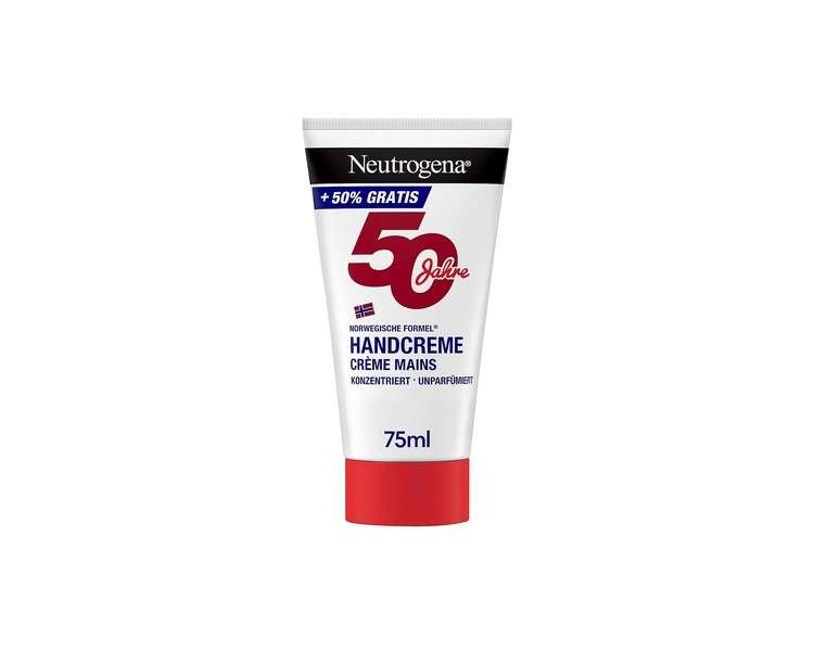 Neutrogena Concentrated Unscented Hand Cream 75ml