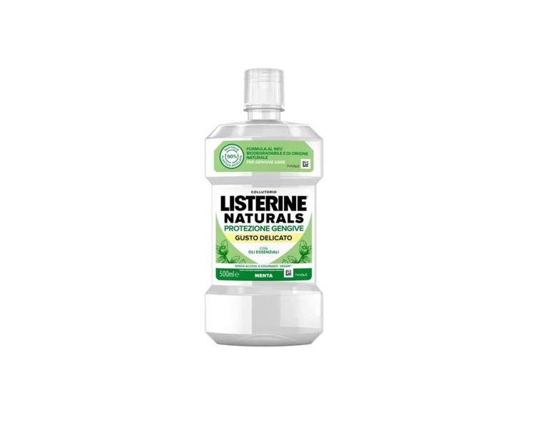 Listerine Naturals Mouthwash Gum Protection Gentle Flavor 500ml