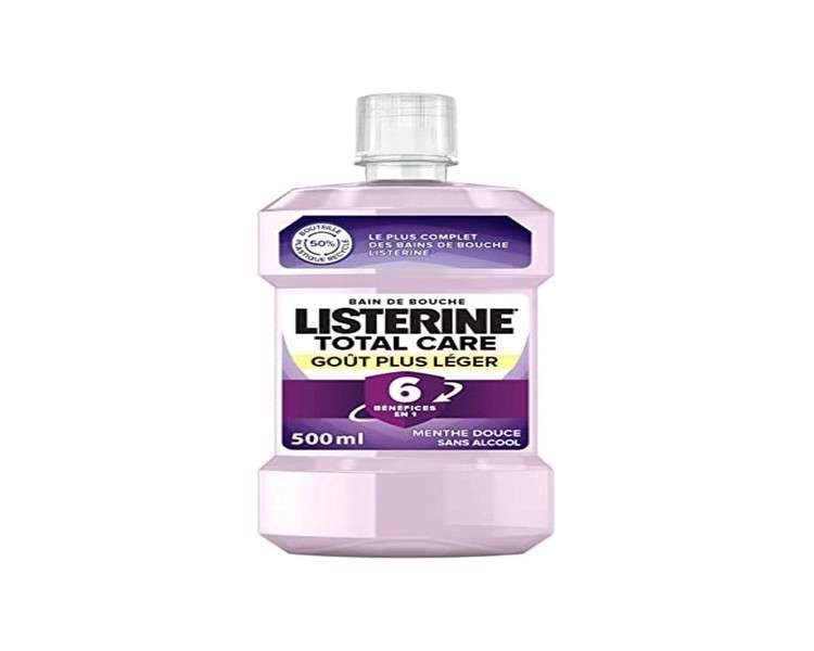 Listerine Total Care Mouthwash Lighter Taste 500ml