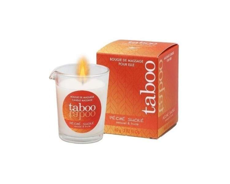 Taboo Candle Massage Women's Fishing Sugar Nectarine Smell