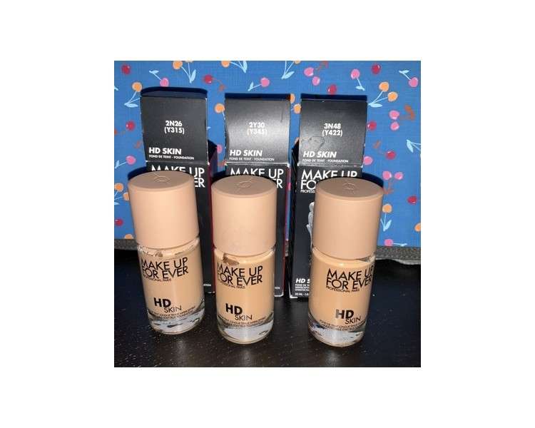Make Up Forever HD SKIN Undetectable Stay True Foundation