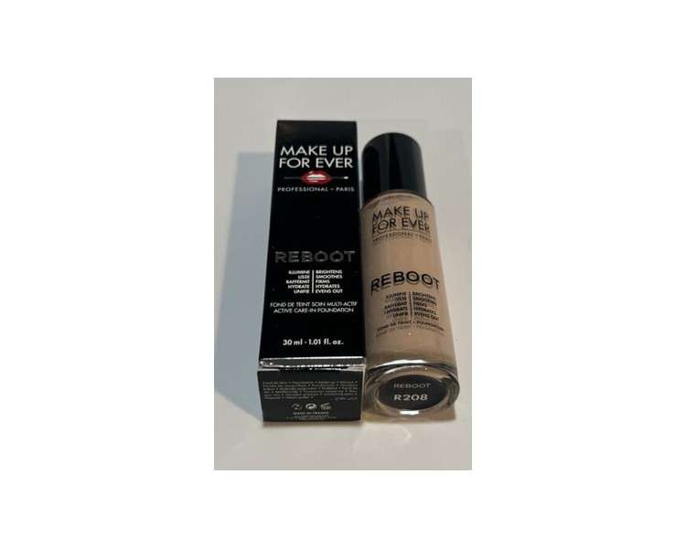 MAKE UP FOR EVER Reboot Active Care Revitalizing Foundation R208 Pastel Beige