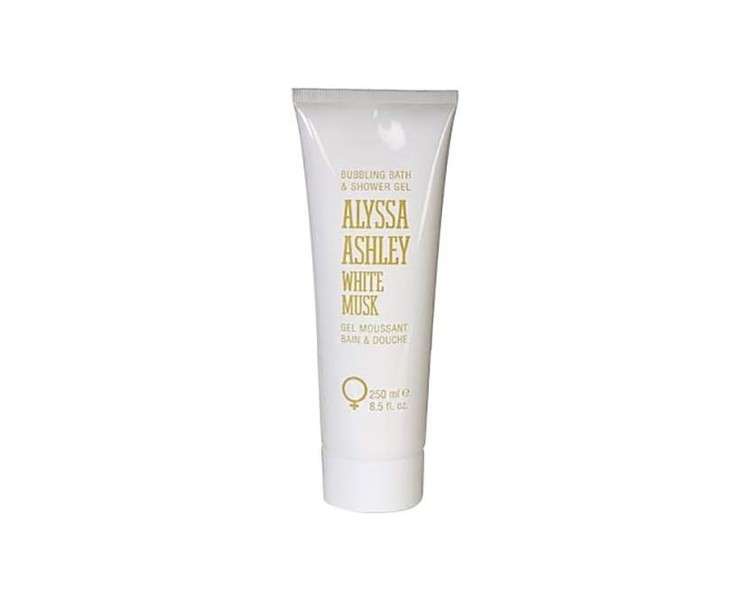 Alyssa Ashley White Musk Bubbling Bath & Shower Gel 250ml