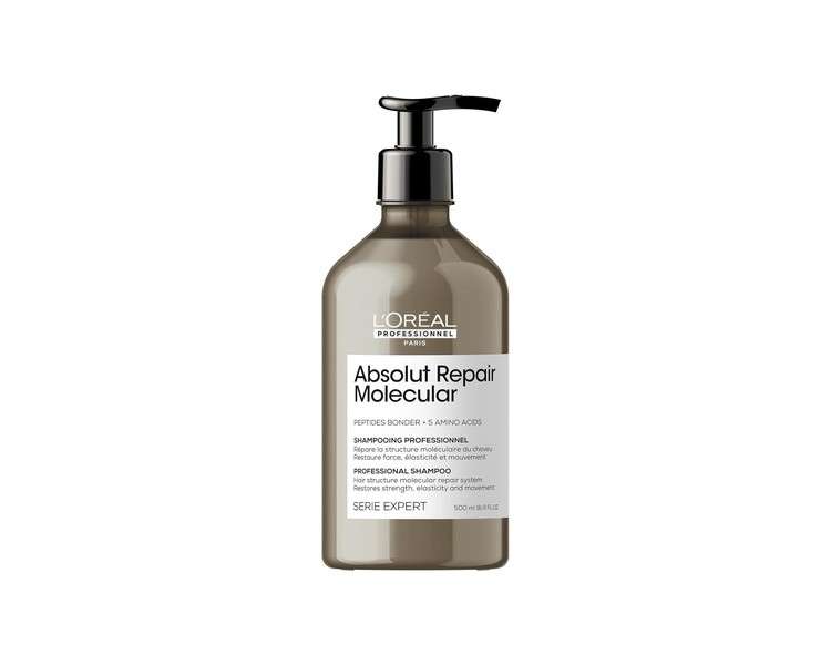 L'Oréal Professionnel Absolut Repair Molecular Shampoo for Structure-Damaged Hair 500ml