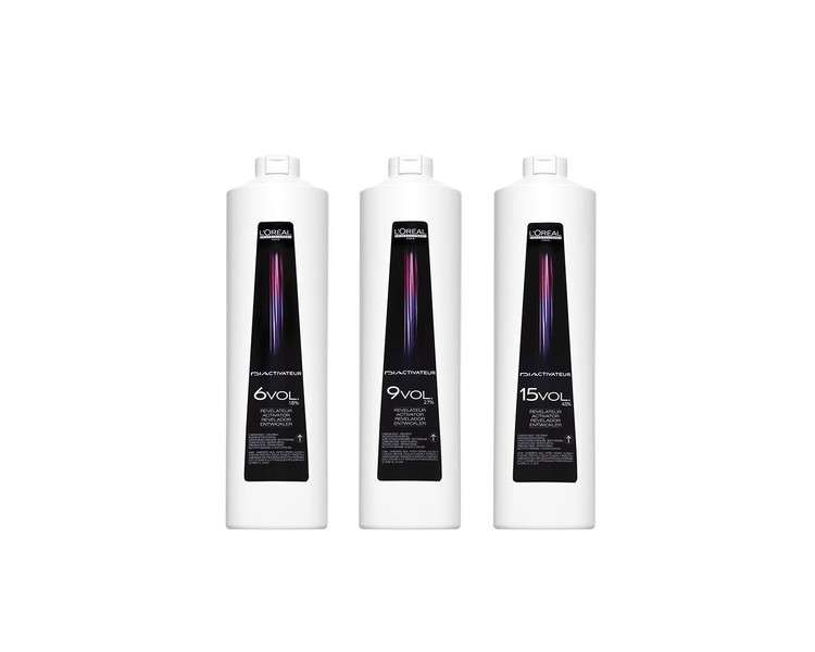 Loreal Professional Diactivateur Developer 6, 9, 15 Vol 1000ml