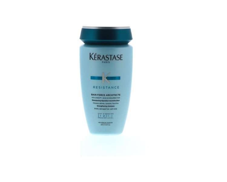 Kerastase Bain Force Architecte Shampoo for Damaged Hair and Split Ends 250ml