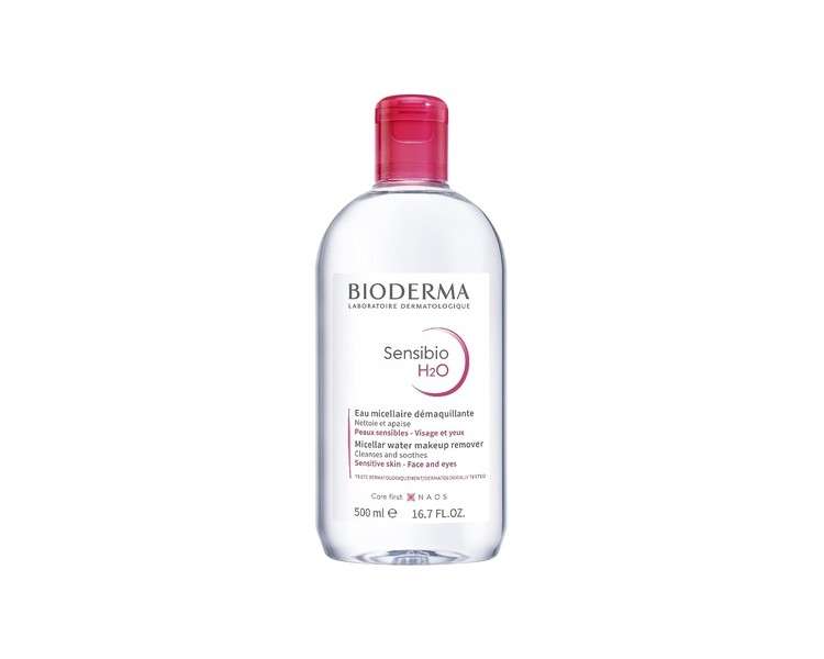 Bioderma Sensibio H2O Micellar Water with Pump 500ml Aloe Vera