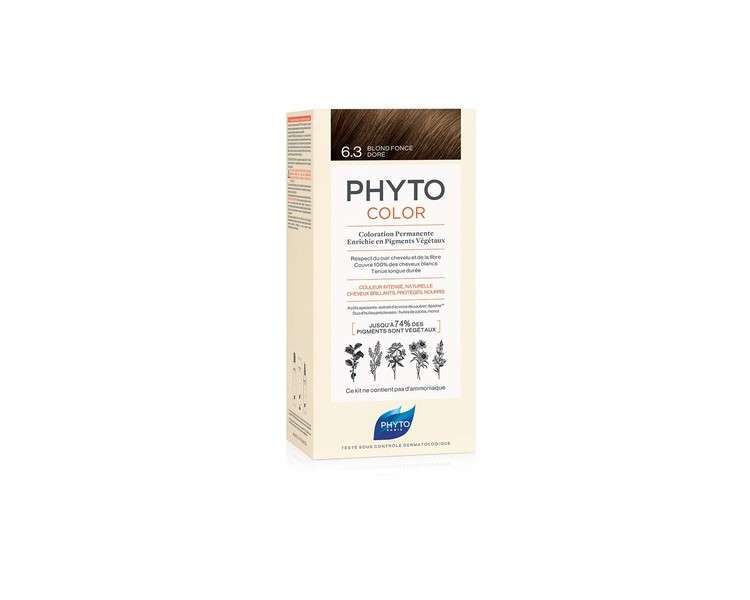 Phyto Protocolor Hair Dye 6.3 Dark Golden Blonde 182ml