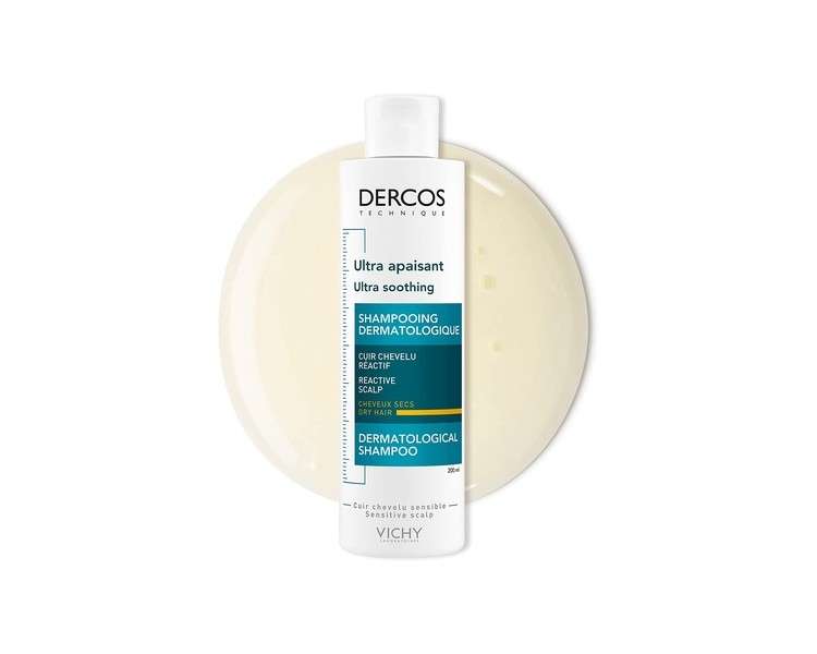 Vichy Dercos Ultra Soothing Shampoo for Dry Hair 200ml