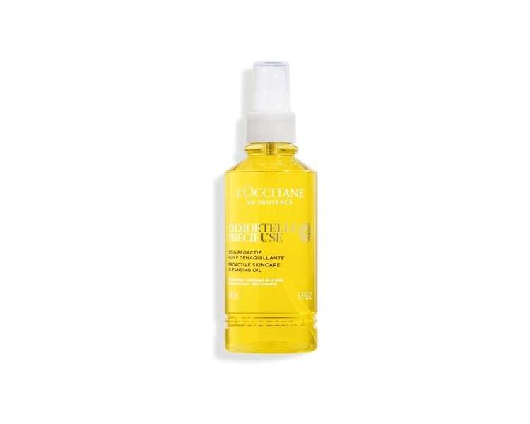 L'OCCITANE Immortelle Precious Cleansing Oil 200ml Makeup Remover for All Skin Types