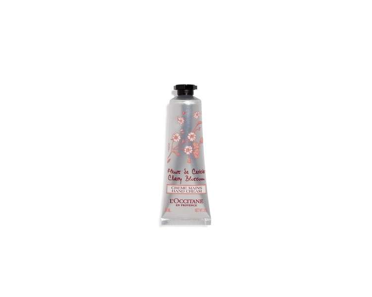 L'Occitane Hand Cream Nourish and Smooth Hands Enriched with Shea Butter Cherry Blossom 1 Ounce