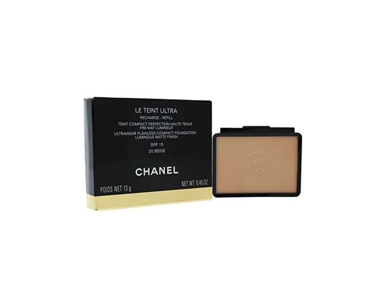Chanel Le Teint Ultra Compact Foundation SPF 15-20 Beige 0.4 Ounce