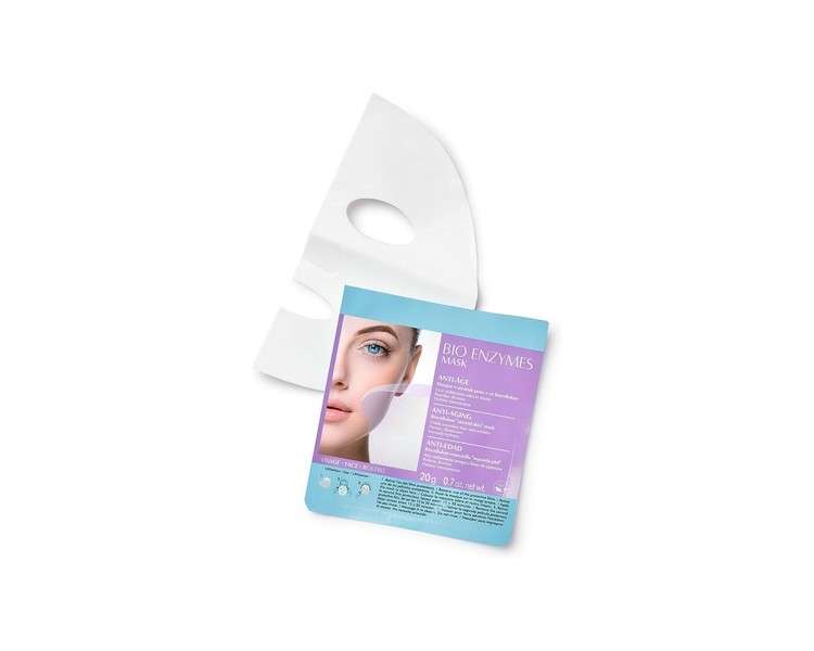 Talika Bio Enzymes Anti-Aging Face Mask with Bio-Cellulose for Mature Skin - 'Second Skin' Effect Mask