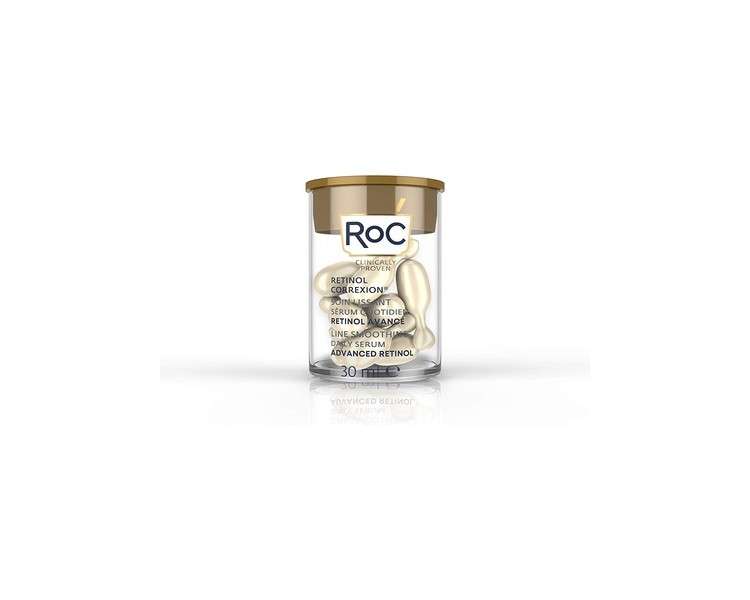 RoC Retinol Correxion Line Smoothing Night Serum Capsules Daily Anti-Aging Skin Care Treatment 10-Piece