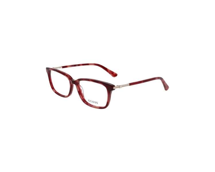 GUESS Women's Eyeglass Frame GU2907-F-55071 Bordeaux Havana 50/15/140