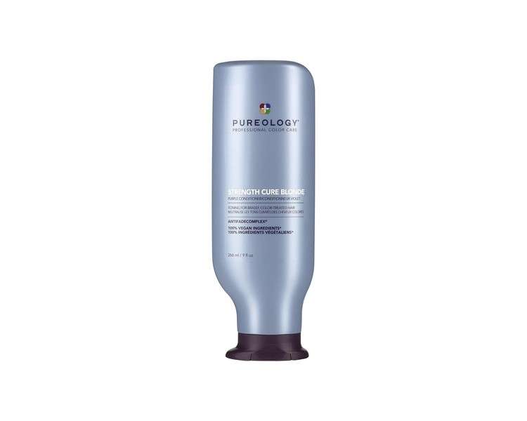 Pureology Strength Cure Blonde Purple Conditioner Restore and Tone for Brassy Blonde Hair Vegan 266ml
