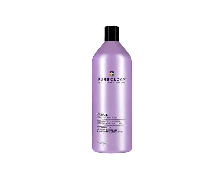 Pureology Hydrate Moisturising Conditioner for Medium to Thick Dry Color Treated Hair Vegan 1L