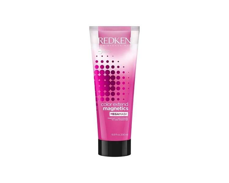 Redken Color Extend Magnetics Mega Mask Color Captivating Treatment + Care Extender for Color-Treated Hair 200ml