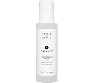 Pestle & Mortar Balance Ultra-Fine Face Mist Hydrating Facial Spray Moisturizer with Deep Sea Magnesium and Gentian Root Extract 80ml