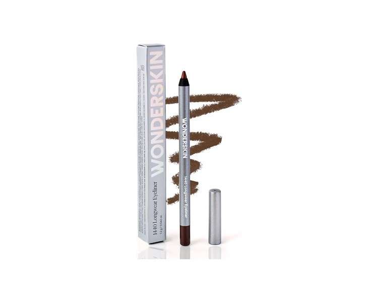 Wonderskin 1440 Longwear Brown Eyeliner Pencils Waterproof Eye Makeup Eyebrow Pencil Smudge Proof Brown Sugar