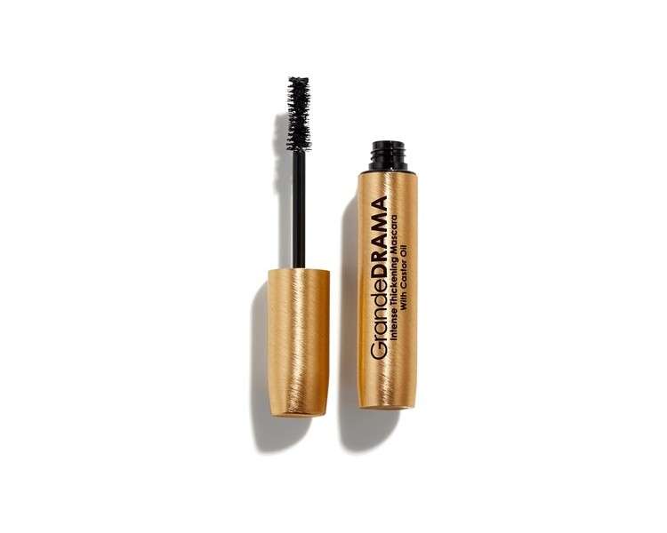 Grande Cosmetics GrandeDRAMA Intense Thickening Mascara with Castor Oil Volumizing Conditioning Buildable Formula