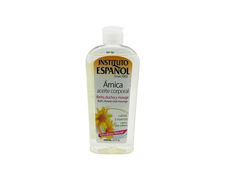 Instituto Español Arnica Body Oil Aches and Pain Relief Muscle Recovery and Therapy Aid 8.5 Fl.Oz 250ml