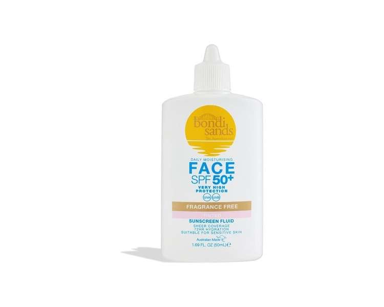 Bondi Sands SPF 50+ Fragrance Free Tinted Face Fluid 50mL