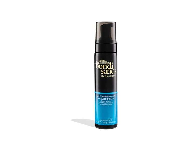 Bondi Sands 1-Hour Express Self Tanning Foam Lightweight Fragrance-Free Formula 200mL 6.76oz