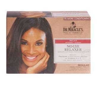 Dr. Miracle's No-Lye Relaxer with Proteins for Healthy Hair Growth 1 Complete Application