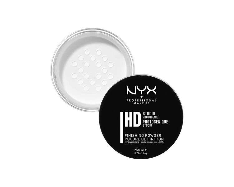 NYX Professional Makeup Studio Finishing Powder Translucent Matte Finish Oil Absorbing Vegan Formula 6g