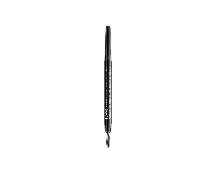 NYX Professional Makeup Precision Brow Pencil Dual Ended with Flat Tip Pencil and Spoolie Brush Vegan Formula Shade Espresso 05