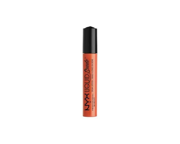 NYX Professional Makeup Liquid Suede Cream Lipstick Foiled Again Bright Peachy Orange