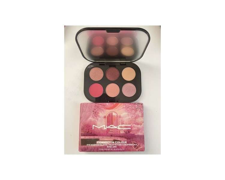 MAC Connect In Color Eye Shadow Palette Rose Lens - New BNIB