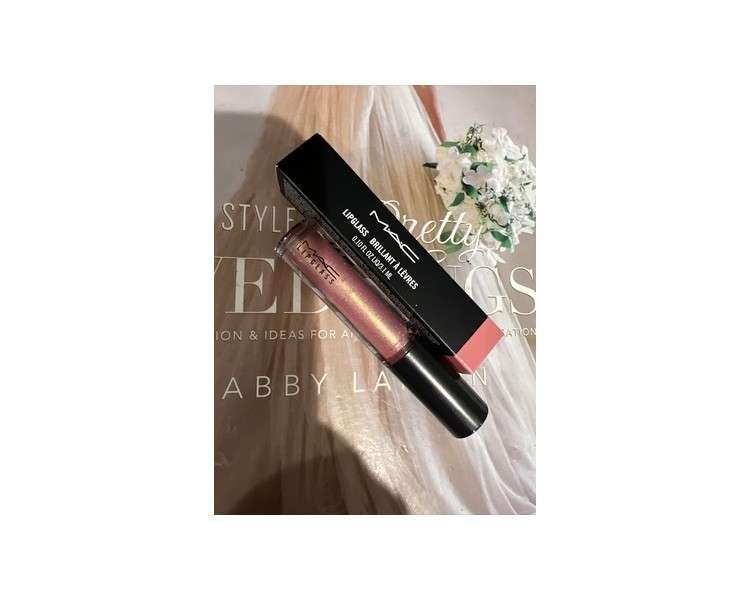 MAC Cosmetics Lipglass 303 Nymphette 0.10 oz - Authentic