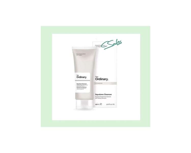The Ordinary Squalane Cleanser 150ml Gentle and Moisturizing Facial Cleanser