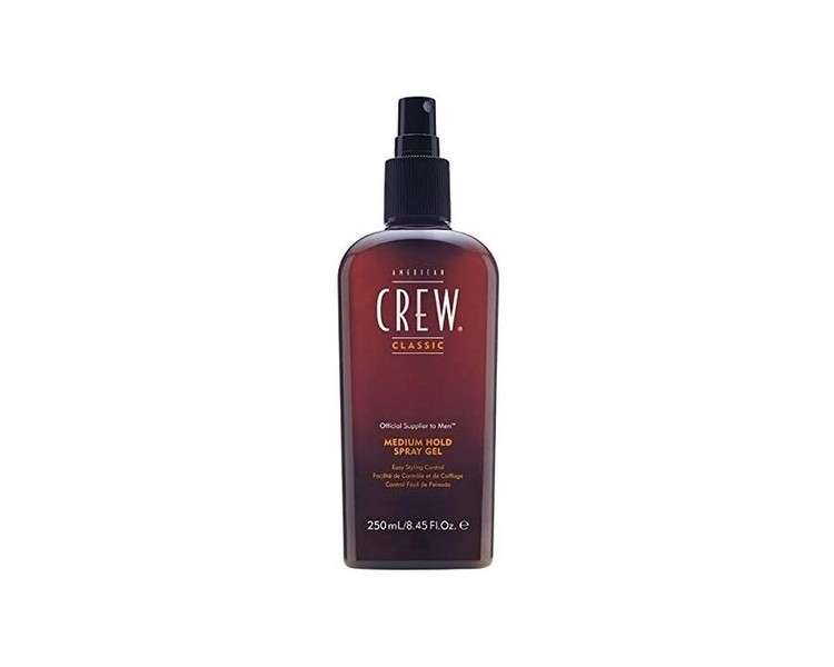 American Crew Spray Gel Medium Hold For Men 8.45 Oz Gel 249.9 ml