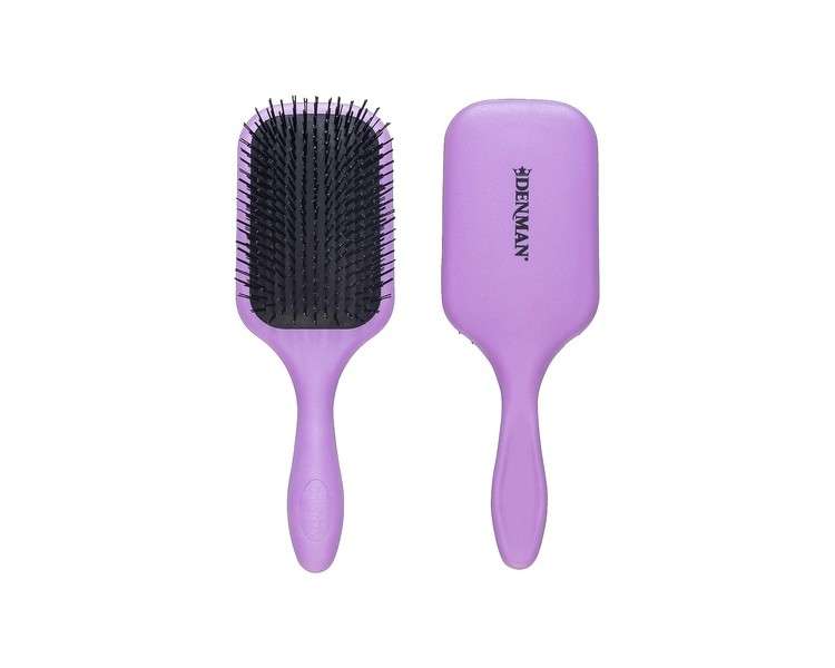 Denman Tangle Tamer Ultra Detangling Paddle Brush for Curly Hair and Black Natural Hair - Wet & Dry Hair